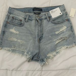 brand new aeropostale vintage high rise shorty 2.5
